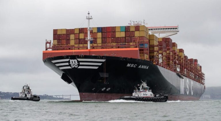 MSC-Anna world largest container vessel-karachi views